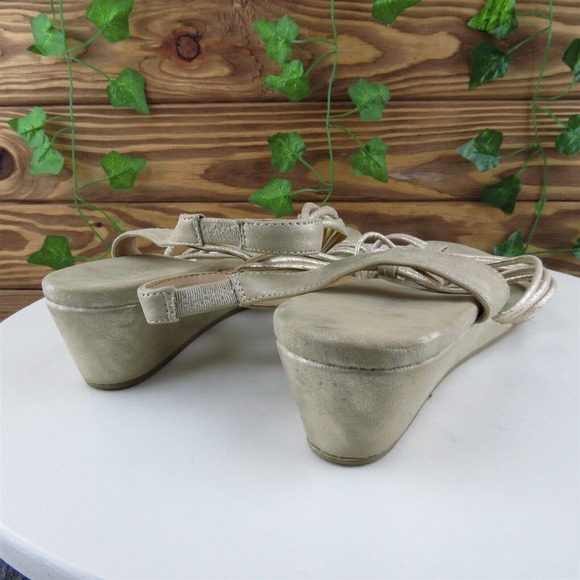 Pesaro Size 10 M Women Sandal Gladiator Taupe Synthetic Mildred - Picture 6 of 10